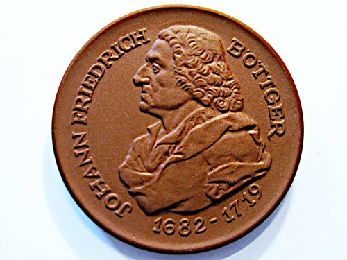Porzellan medaille johann - porzellan, "johann