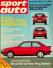 1) Sport Auto 09/1980 -