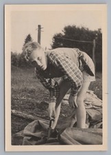 Boy with Knife & Knife Holder