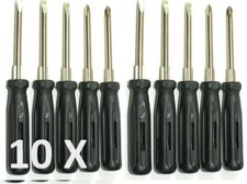 10 x Umsteckschraubendreher  FELO Kreuz & Schlitz Bordwerkzeug VW BMW MB Opel