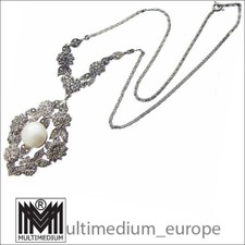 Jugendstil Silber Collier um
