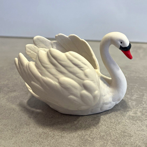 Goebel porzellanfigur schwan - porzellanfigur,
