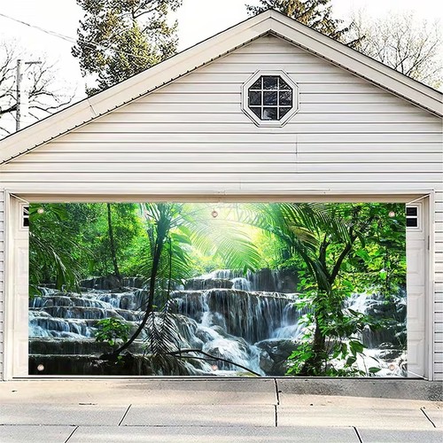 Waldwasserfall natur garage - natur,
