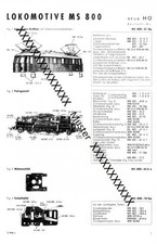 Märklin MS 800 Zeichnung von