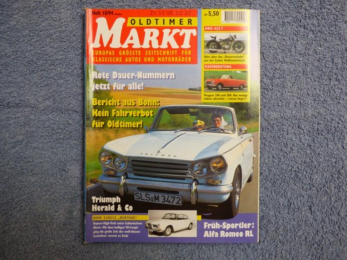 Oldtimer markt 1994 triumph - oldtimer, 10/1994