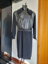 CALUGI E GIANNELLI Jacke Style Mantel, Leder Jacket schwarz