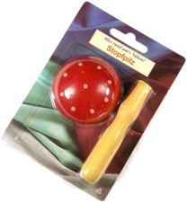 Stopfpilz aus Holz, farbig