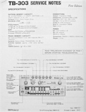 Roland TB 303 1980's Sequencer