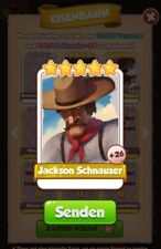 Coin Master Karten -- Jackson Schnauzer -- CM --