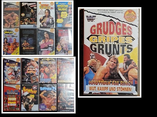 Wwe videokassetten set - wwe, 17