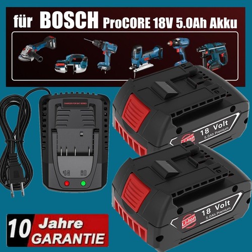 Akku für bosch 18v 5ah - 2x,