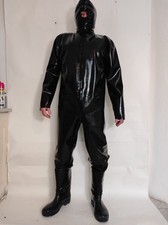 Latex gummi catsuit overall - latex,