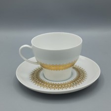 Kaffeetasse mit Untertasse  Thomas  Rotunda Goldbordüre neuwertig