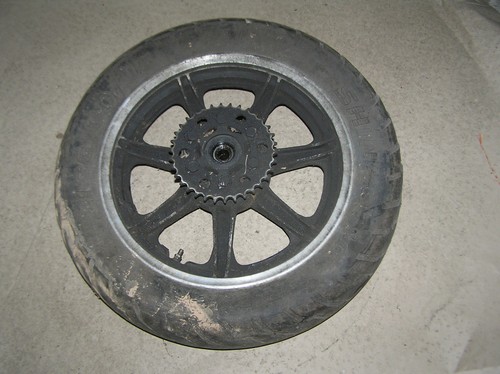 Yamaha 650se hinterrad rear - 650se,