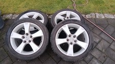 4x Original Mazda 3 5 Alufelgen 17 Zoll 17x6 JCH ET52,5 mit 205/50 R 17