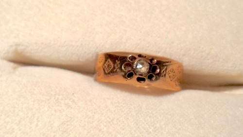 Antiker goldring mit - antiker,
