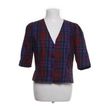 Zara, Top, Größe: M, Lila/Mehrfarbig, Baumwolle/Polyester, Glencheck, Damen #gC4