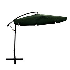 Sonnenschirm Ampelschirm 3 m Gartenschirm mit Ständer und Hülle grün PATIO
