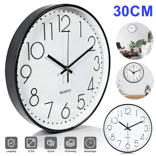 Wanduhr lautlos wohnzimmer - wanduhr,