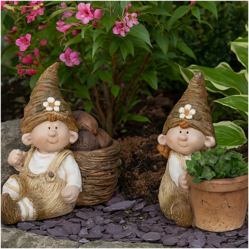 Gartenfigur wichtel mit - wichtel,