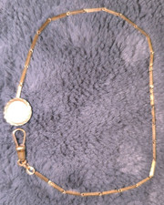 333 Gold; Uhrenkette/ Taschenuhrkette; 26,5 cm; ca. 5,7 Gramm