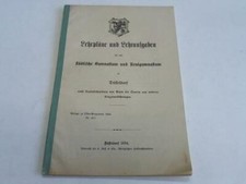 Lehrpläne und Lehraufgaben. Nebst Tertiallehrplänen von Serta bis Quarta und and