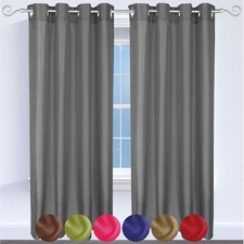 2er Pack Gardine Blickdicht