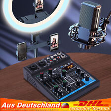 4 Kanal bluetooth Mixer USB