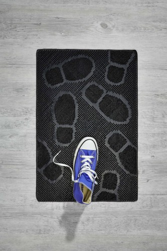 Fußmatte step füße schwarz - fußmatte,