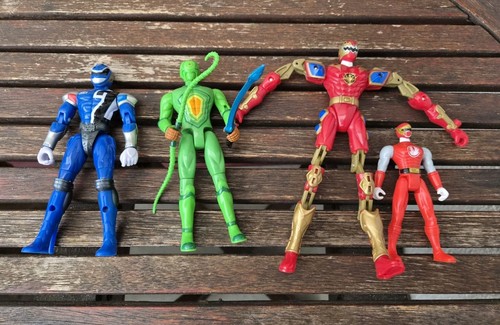 Power rangers actionfigur - 4x,