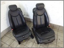 Mercedes Benz R230 SL Sitze Vorne 9C83 Schwarz Ledersitze Original RHD komplett