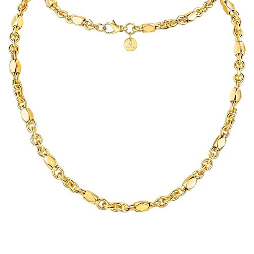 Halskette vergoldet gold - halskette,