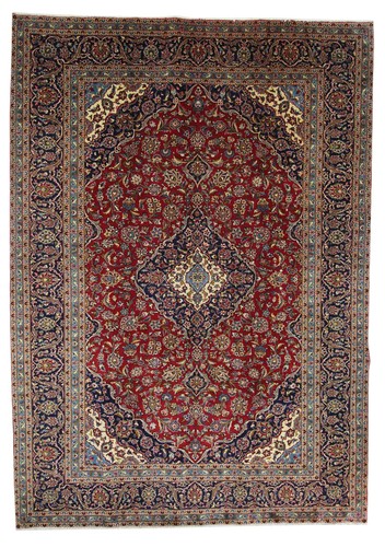 Teppich keshan handgeknüpft - teppich,