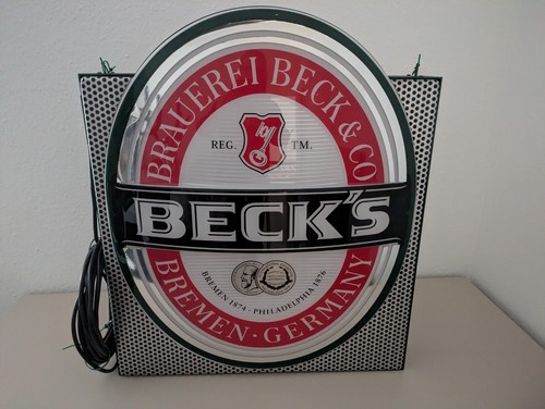 Beck bier leuchtreklame - beck´s,