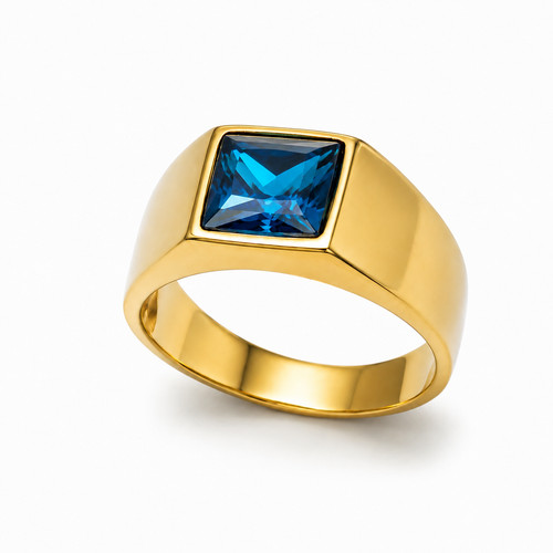 Siegelring gold roter blauer - siegelring,