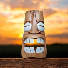 Tiki Holz Maske Südsee Hawaii