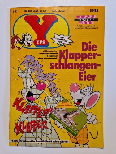 Yps heft 743 ohne - yps, gimmick