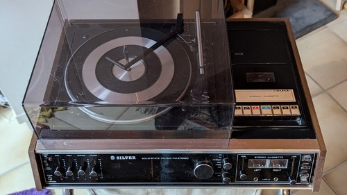 Silver hifi stereoanlage - silver, /