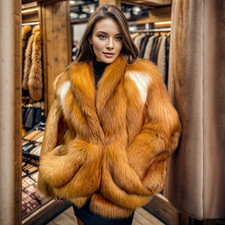 Frauen echte rote Fuchs