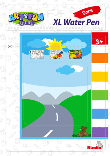 Water pen cars malbuch - xl,