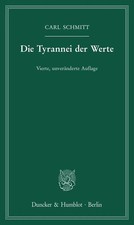 Die Tyrannei der Werte. | Carl