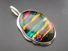 GJ69 AMMOLITH OPAL (LAB) OVAL