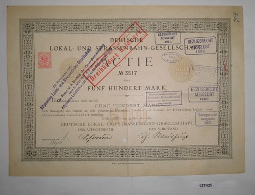 500 mark aktie deutsche - mark,