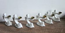 6 Vintage Porzellan Engel