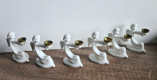 Vintage porzellan engel - vintage,