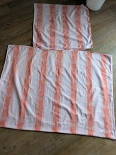 Vintage Bettwäsche - apricot gemustert -  70er Jahre - ca.  130 x 180 cm