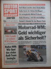 MOTOR SPORT aktuell 15 b - 1983 Le Mans Motorrad-WM Freddie Spencer Rallye-WM