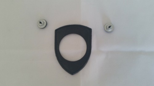Unterlage haubenemblem passend - unterlage,