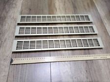 3x Lüftungsgitter Aluminium Stegblech Lamellengitter Heizungsgitter 50 x 7 cm