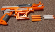 NERF Falconfire Gun Pistole Blaster Accustrike Series Hasbro